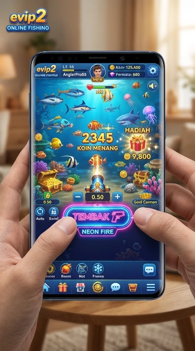 Cuplikan layar menu unduhan evip2 untuk perangkat Android